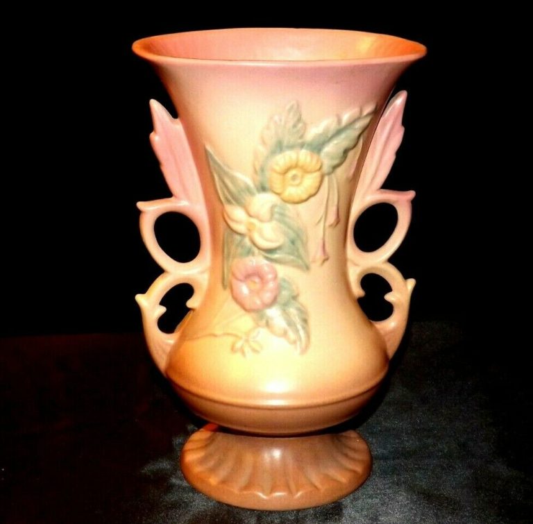 Elegant Large Hull Art Pottery Dual Handled Vase 77 10.25 USA AA19-1543 ...