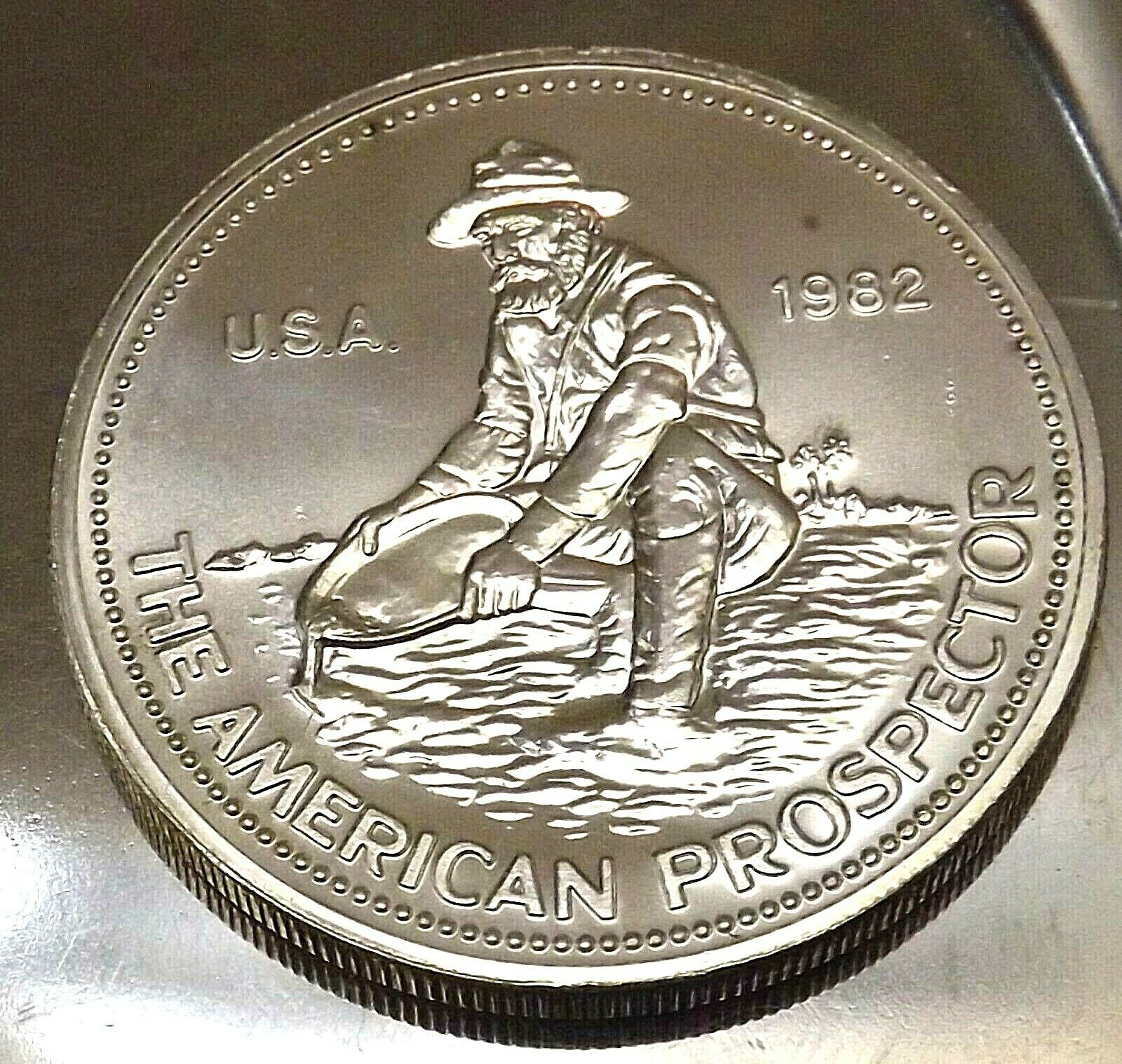 American Prospector Silver .999 1982 AA20 7100 Angels Auction