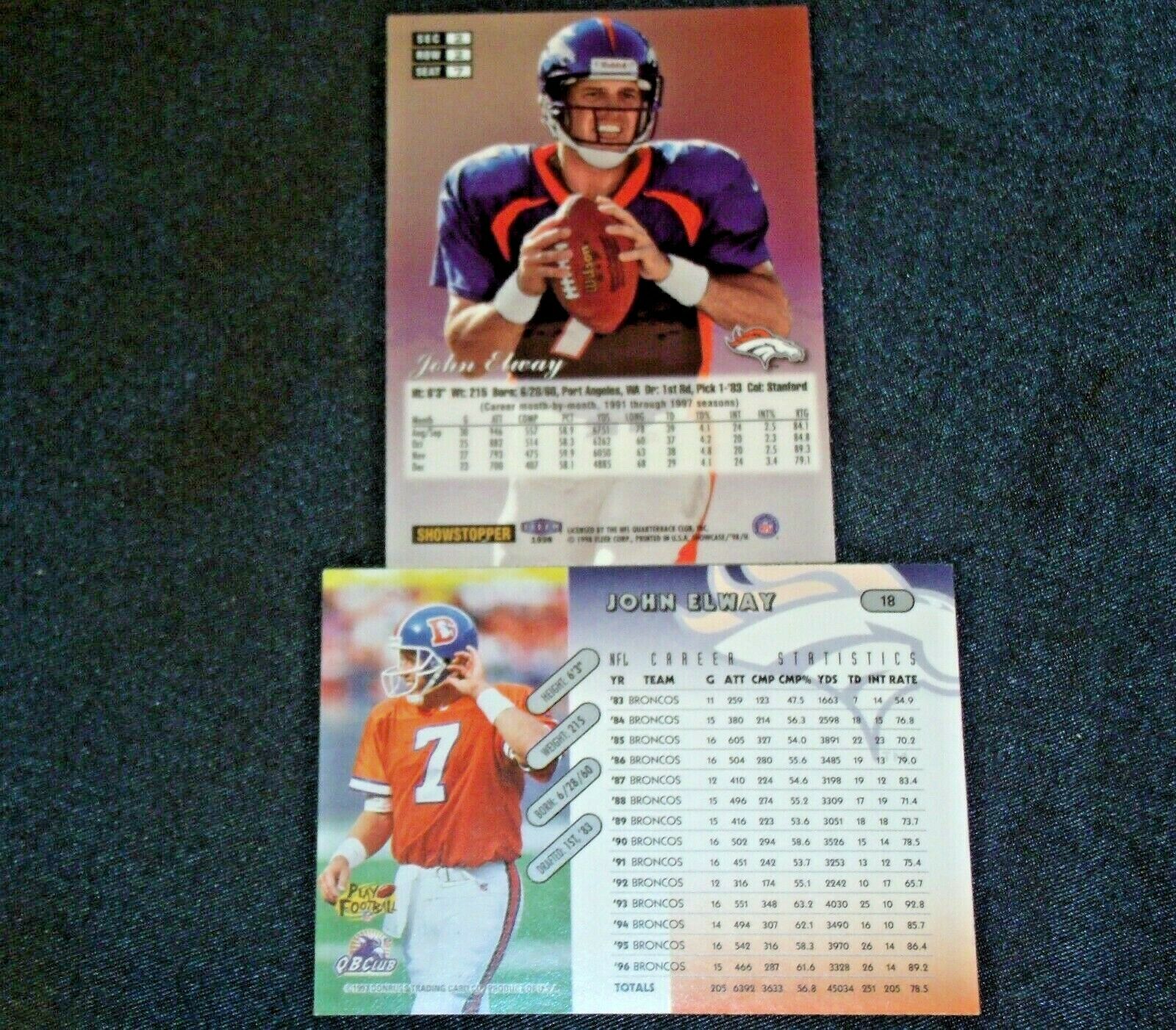 JOHN ELWAY 1999 Score Complete Player #7 Card Denver Broncos Football at  's Sports Collectibles Store