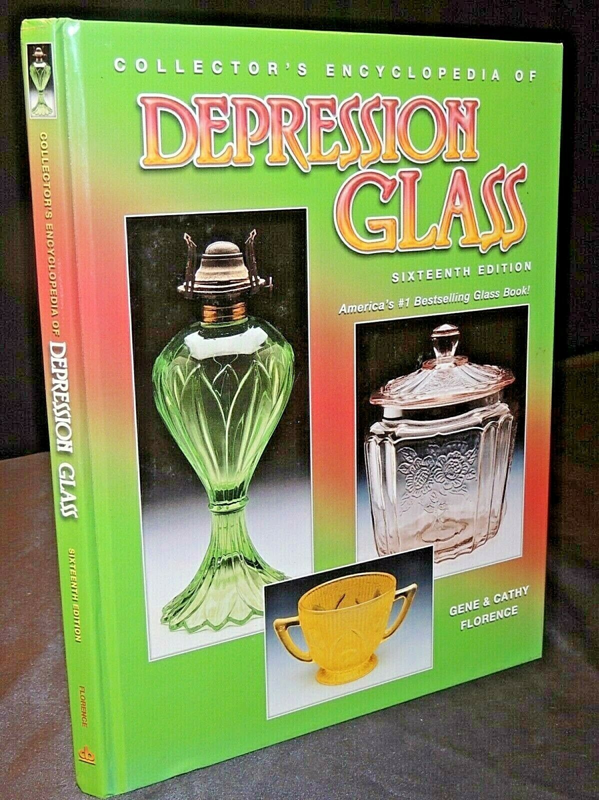 Depression Glass Hard Covered Book by Gene and Cathy Florence AA20