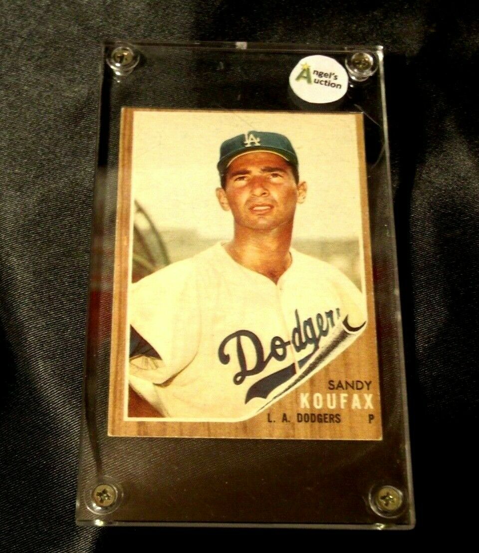 Sandy Koufax Game Worn Jersey Baseball Card