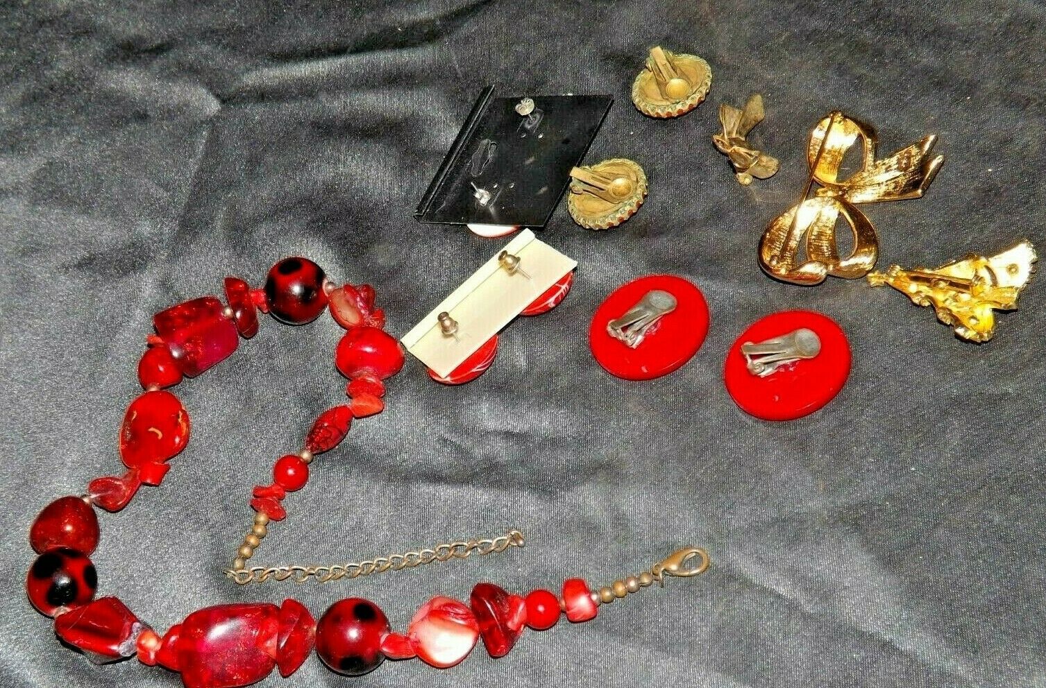 Costume Jewelry Red Tone AA20-JW5009 – Angels Auction
