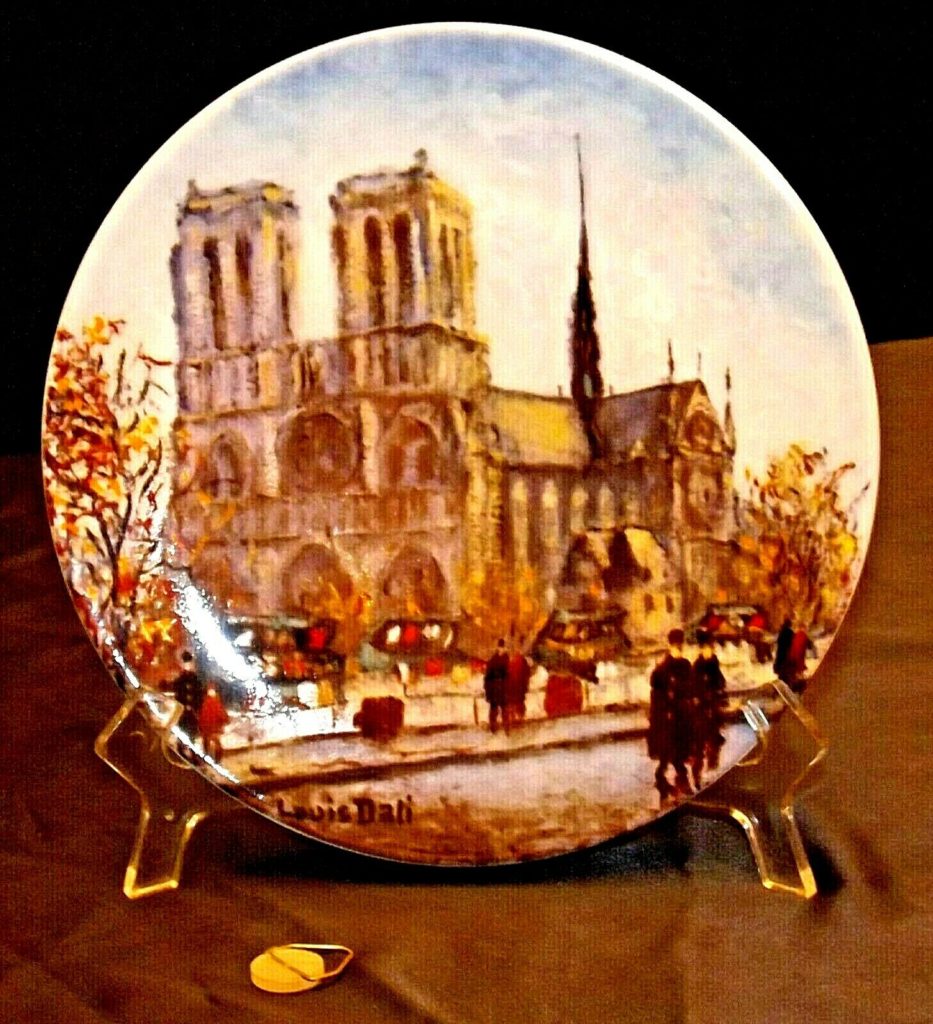 La Cathédrale Notre- Dame Commemorative Collector’s Plate AA20-CP2279 ...