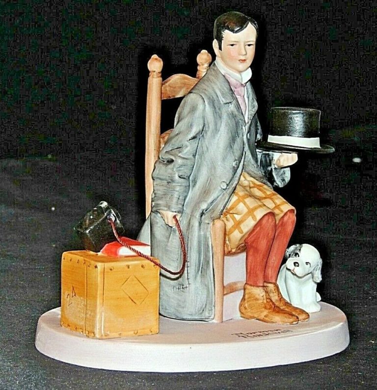 Norman Rockwell Self-Portrait Figurine AA21-1094 – Angels Auction