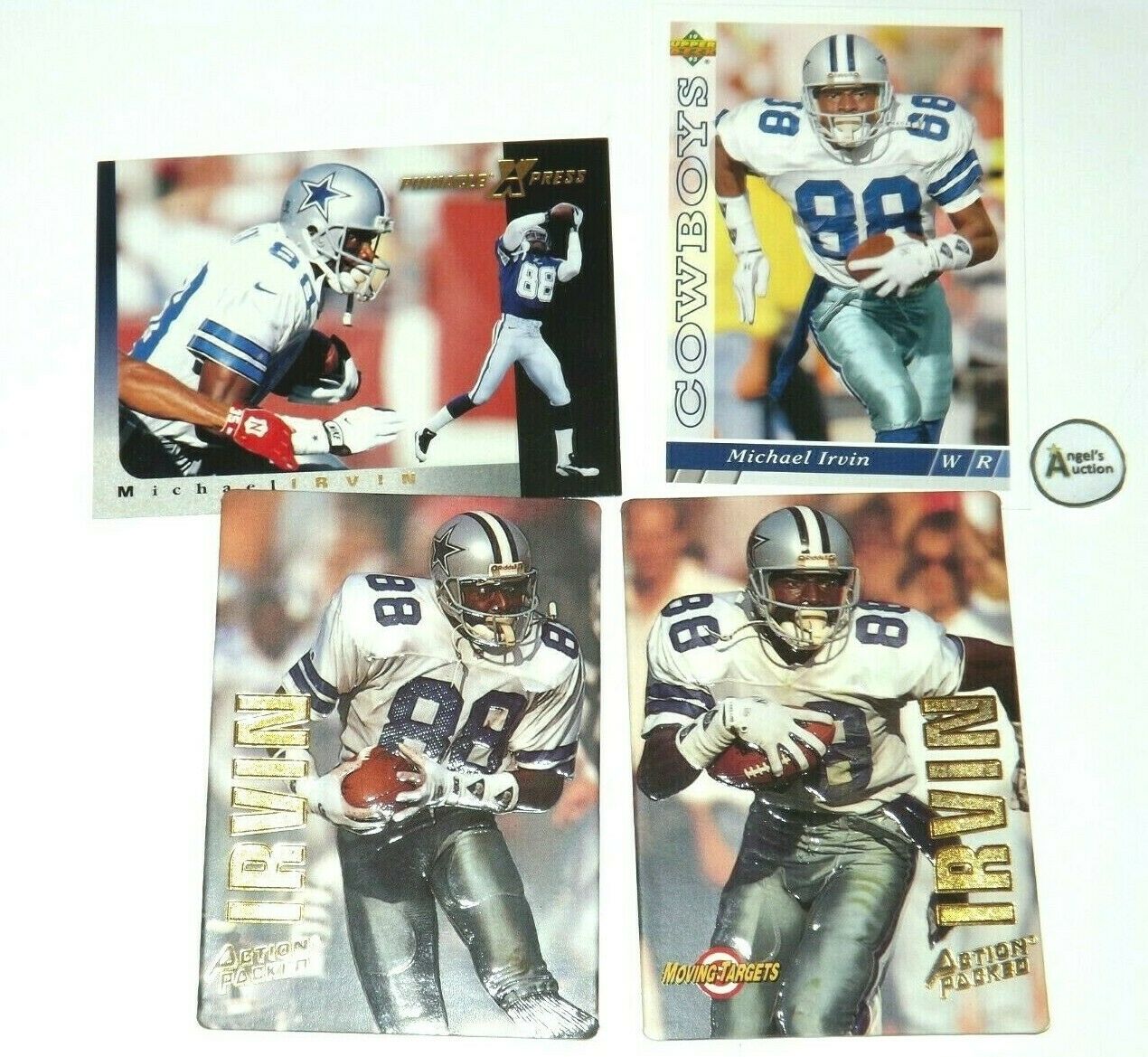 Michael Irvin #88 WR Dallas Cowboys Football Trading Cards AA-191703vv