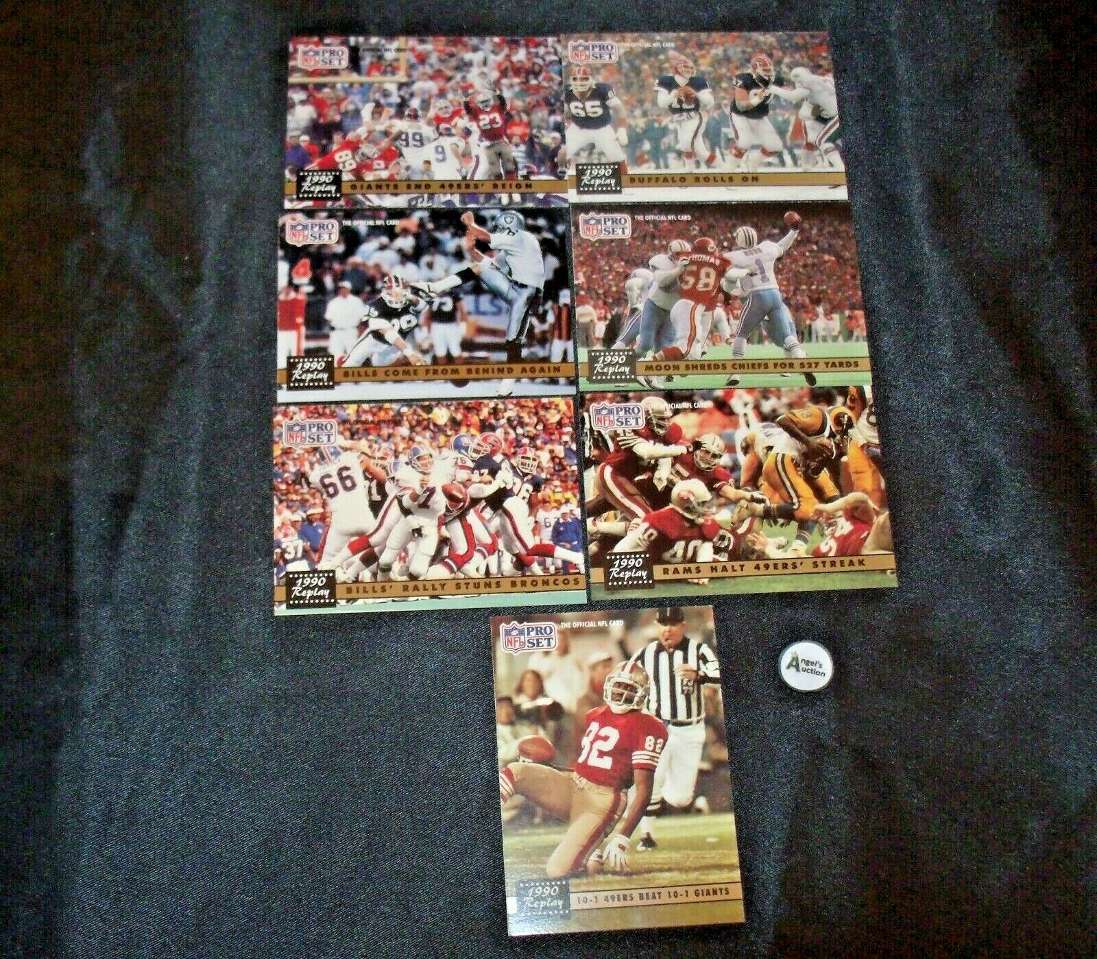 NFL - 1990 Replay 1991 Pro Set Football Bills Come From Behind Again