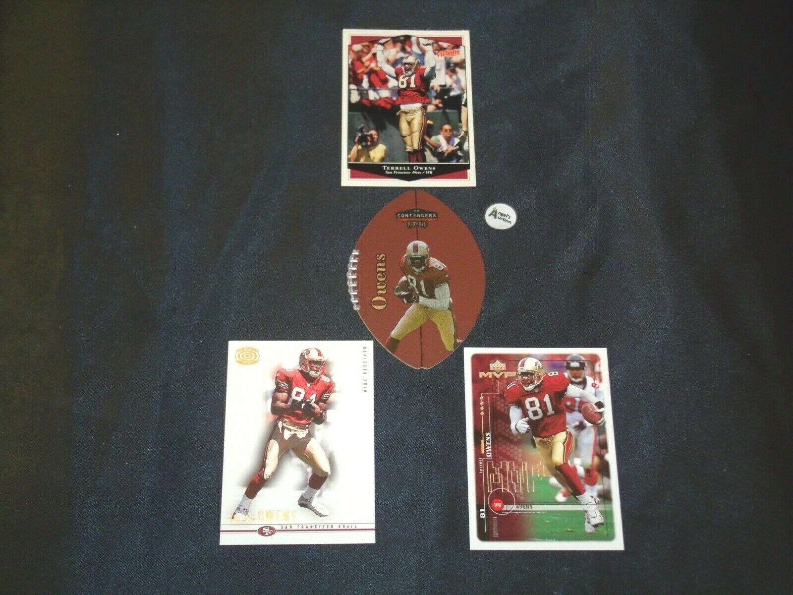 2001 Playoff Contenders #81 Terrell Owens San Francisco 49ers