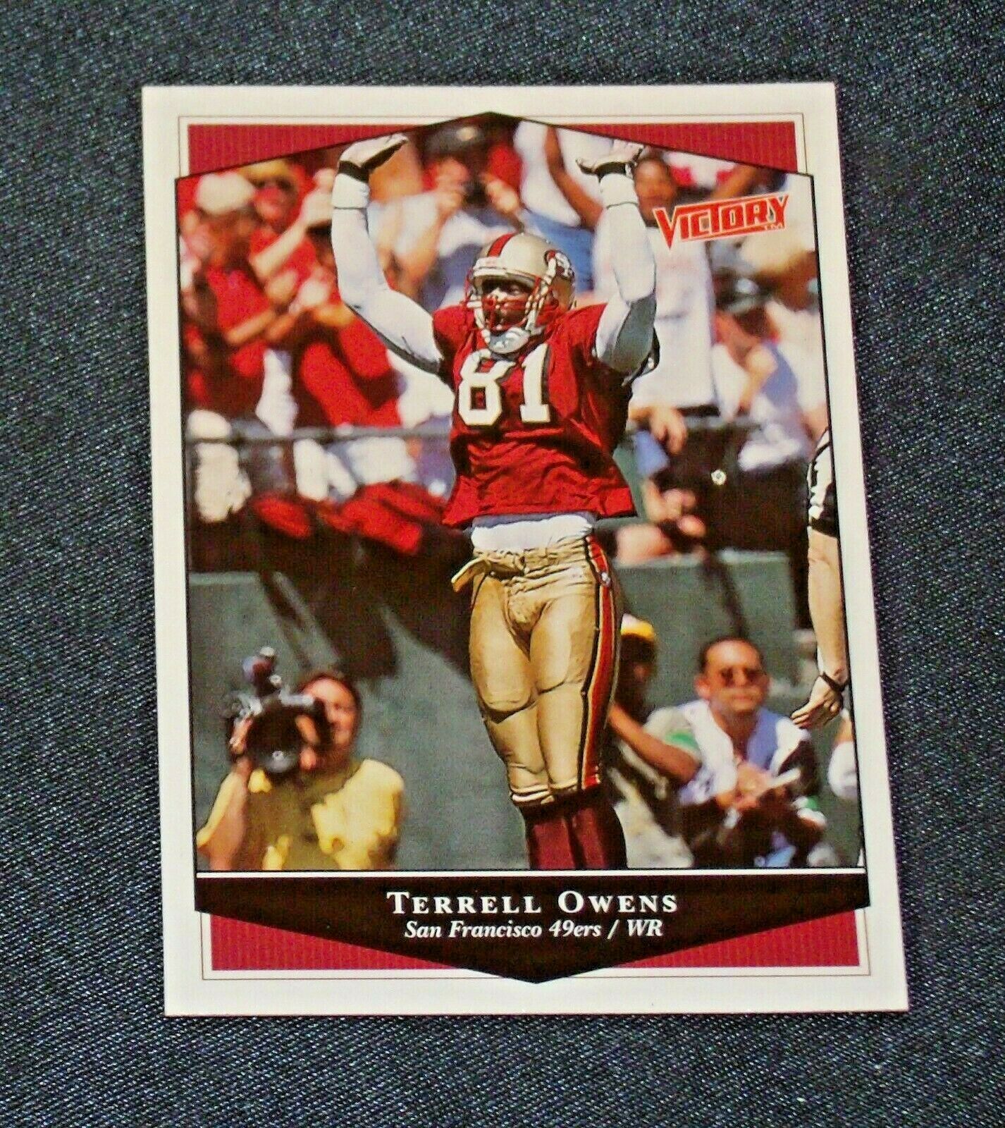 2001 Playoff Contenders #81 Terrell Owens San Francisco 49ers