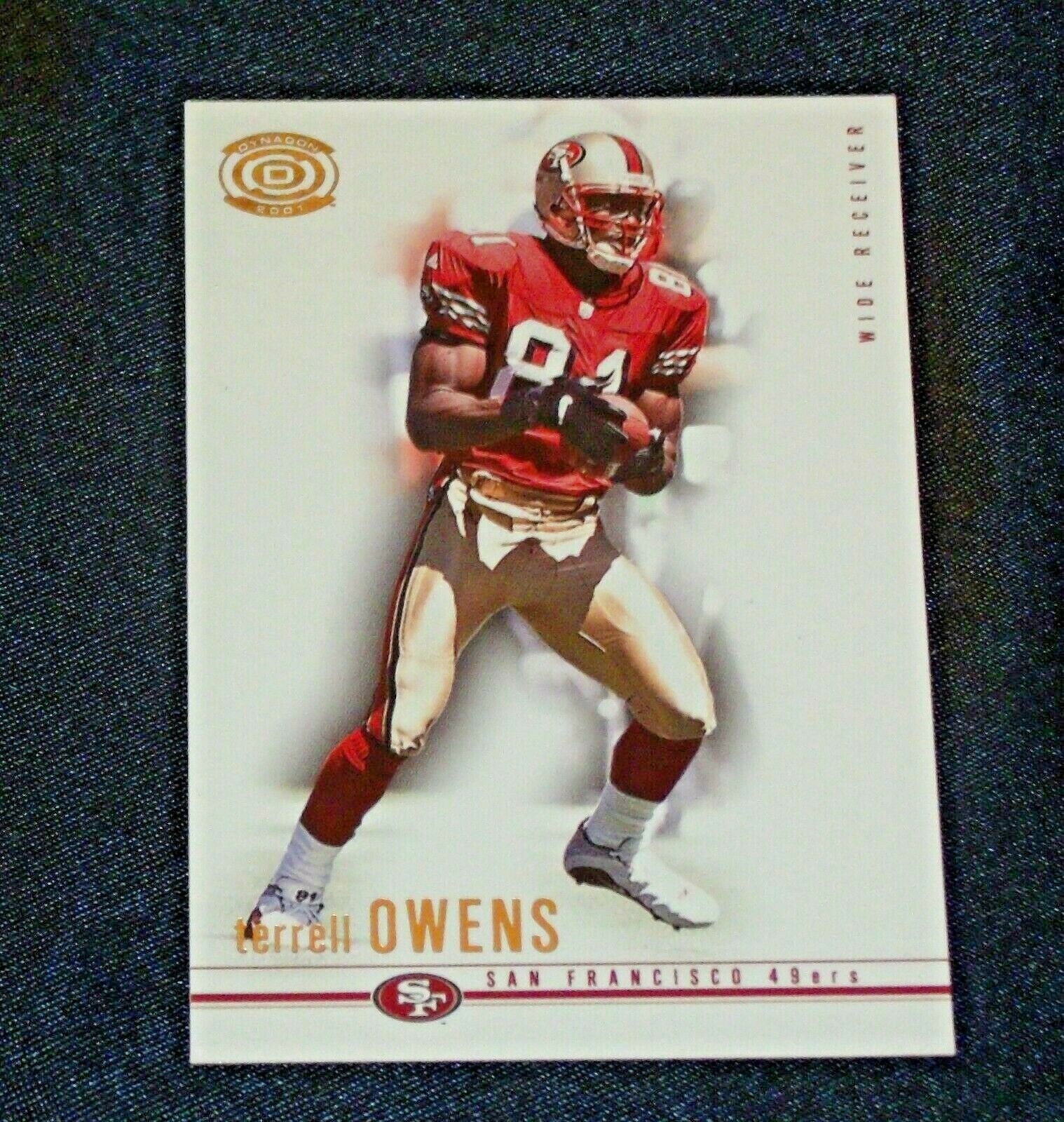 2001 Playoff Contenders #81 Terrell Owens San Francisco 49ers