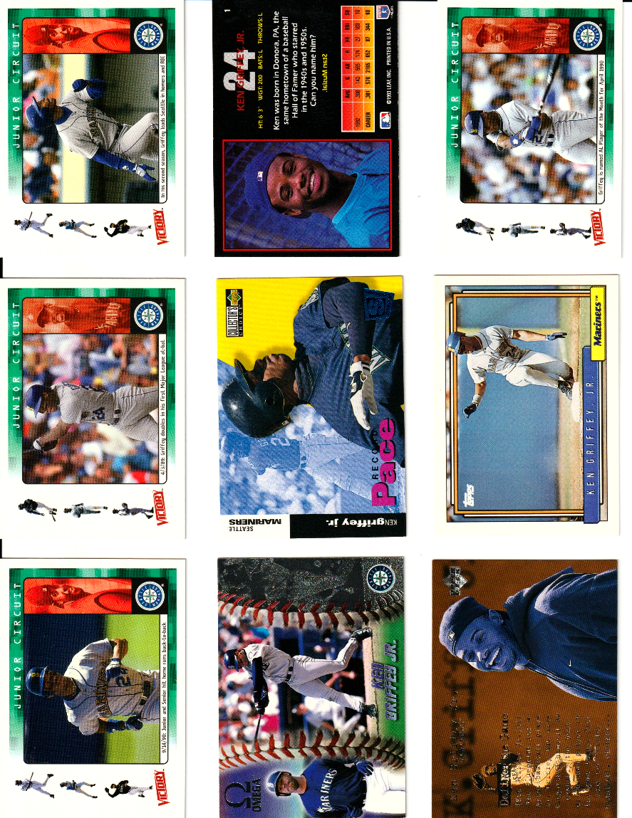 Baseball Sports Trading Cards Ken Griffey Jr. Rookie 22B-KGriffey09