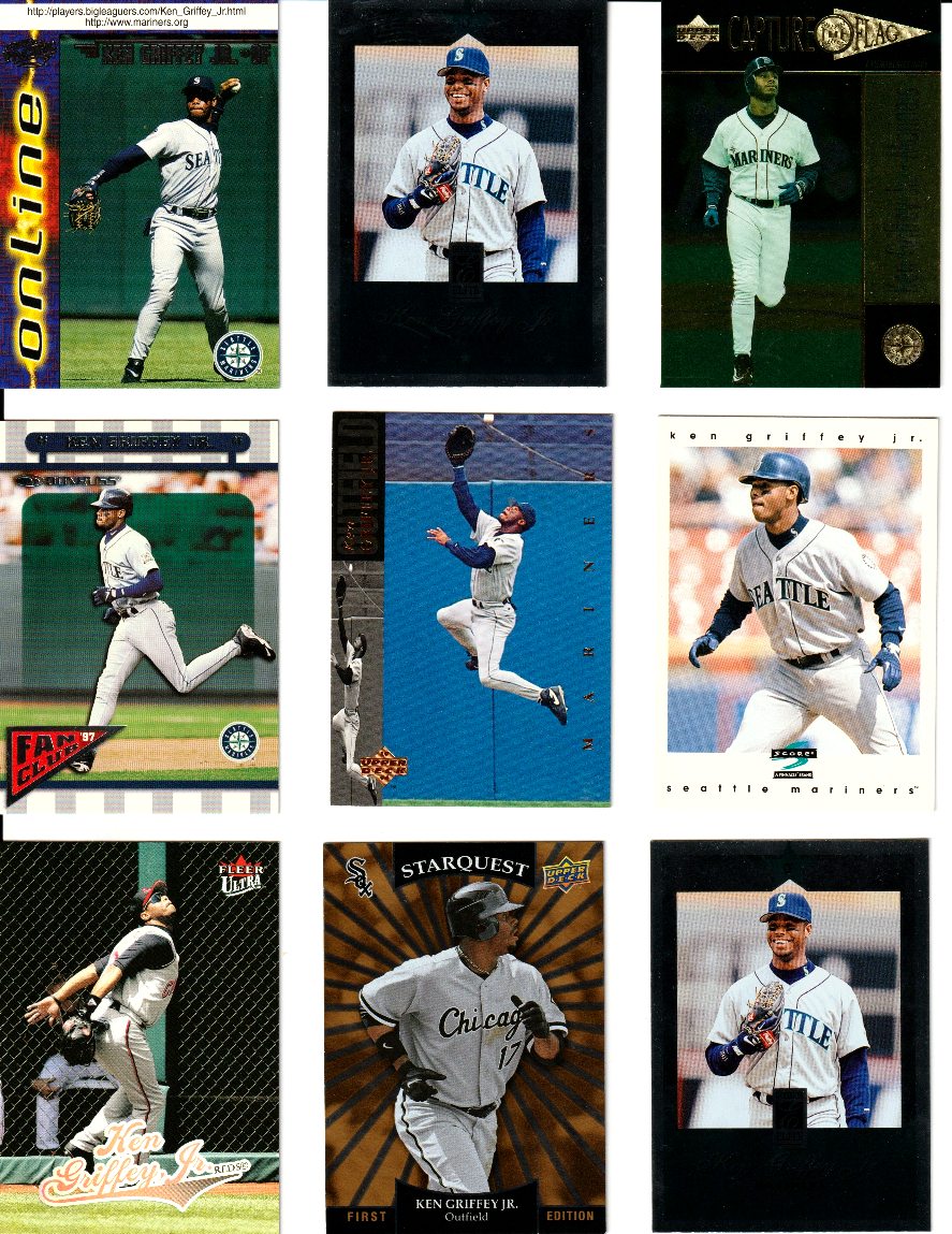 Baseball Sports Trading Cards Ken Griffey Jr. Rookie 22B-KGriffey09